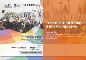Seminar 'Territorio, identidad e idioma indígena' at UNLP Image