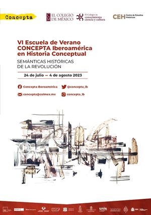 VI Escuela de Verano CONCEPTA Iberoamérica en Historia Conceptual - Semánticas Históricas de la Revolución Image