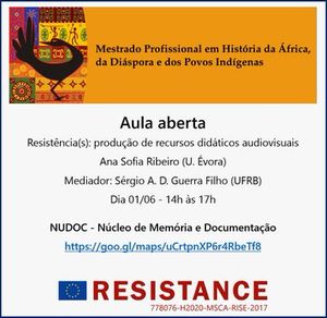 Activities of the team of the project Resistance at the Fed. Univ. of Recôncavo da Bahia (Cachoeira) Image