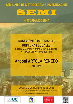 XIII Seminario de Metodología e Investigación de Historia Moderna Image