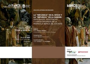 Seminar “La 'mecánica' en el oficio y la 'impureza' en la sangre”, NOV 13th Image