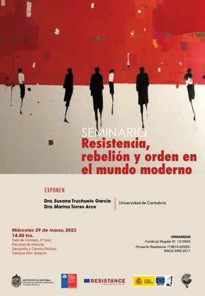 Seminar 'Resistance, rebellion and order in the Modern World' | Susana Truchuelo García & Marina Torres Arce Image
